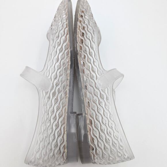 Sam Edelman Michaela Mary Jane Flat Adjustable Women's Clear Size US7 EU38 - Picture 9 of 12